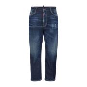 Dsquared2 Marinblå Denim Jeans Blue, Herr