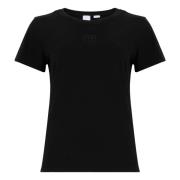 Pinko Stiliga Svarta T-shirts och Polos Black, Dam