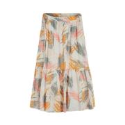 Closed Maxi Skirts Multicolor, Dam