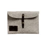 Bleu de Chauffe Misha Laptop Sleeve Naturläder Gray, Unisex