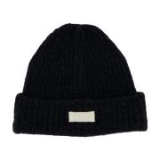 Autry Räfflad Ull Beanie Mössa Black, Herr