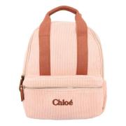 Chloé Ros Ribbad Ryggsäck Handväska Pink, Dam