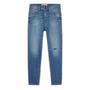 Tommy Hilfiger Izzi HR Medium Denim Jeans Blue, Dam