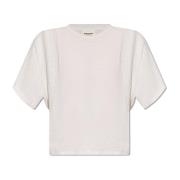 Isabel Marant Étoile ‘Kyanza’ linne T-shirt White, Dam