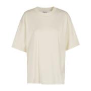 Birgitte Herskind Avslappnad Bomull T-Shirt Beige, Dam