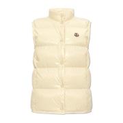 Moncler Vest `Badia` Beige, Dam