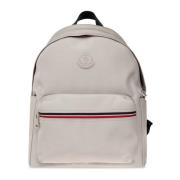 Moncler Ryggsäck med logopatch Gray, Herr