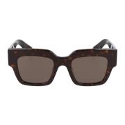 Kaleos Fyrkantiga Acetat Solglasögon Simone Brown, Unisex