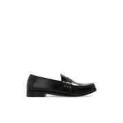 Saint Laurent Läderloafers Black, Herr