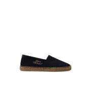 Saint Laurent Espadrillos med logotyp Black, Herr