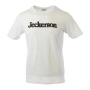 Jeckerson Vit Print Kortärmad T-shirt White, Herr