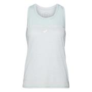 Asics Race Tank Tank Top Blue, Dam