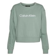 Calvin Klein Pw-Pullover Hoodie Green, Dam