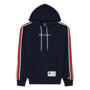 Champion Legacy Contrast Side Hoodie Blue, Herr