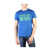 Diesel Herr T-shirt i enfärgad Blue, Herr