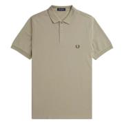 Fred Perry Slim Fit Short Sleeve Polo Gray, Herr