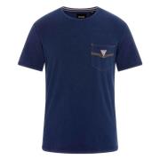 Guess T-shirt Blue, Herr