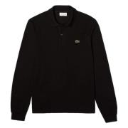 Lacoste Långärmad Polo Black, Herr