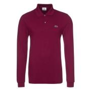 Lacoste Långärmad Polo Purple, Herr