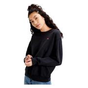 Levi's Standard Crew Hoodie Black, Dam