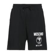 Moschino Svarta Bomullsshorts Ss22 Black, Herr