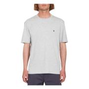 Volcom Stone Blanks T-shirt Gray, Herr