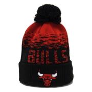 New Era NBA Chicago Bulls Sport Knit Pompom Wool Cap Multicolor, Herr