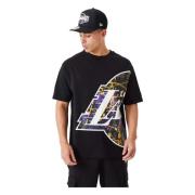 New Era Los Angeles Lakers T-shirt Black, Herr