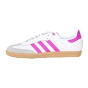 Adidas Originals Vita och Fuchsia Samba Og Sneakers Multicolor, Dam