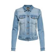 Only Denim Jackets Blue, Dam