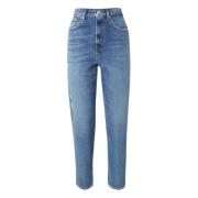 Tommy Jeans Mina Jean Klocka Tapered Jeans Blue, Dam