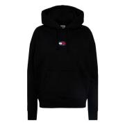 Tommy Jeans Hoodie Black, Dam