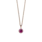 BERING Arctic Symphony Roséguld Halsband Purple, Dam