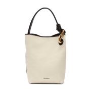 JW Anderson Canvas Bucket Bag Beige Beige, Dam