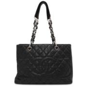 Chanel Vintage Pre-owned Laeder axelremsvskor Black, Dam