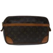 Louis Vuitton Vintage Pre-owned Canvas kuvertvskor Brown, Dam