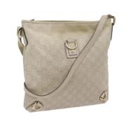 Gucci Vintage Pre-owned Canvas gucci-vskor Beige, Dam