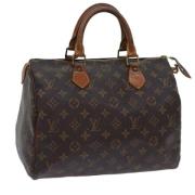 Louis Vuitton Vintage Pre-owned Canvas handvskor Brown, Dam