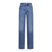 Bottega Veneta Stiliga Denim Jeans Blue, Dam