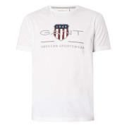 Gant T-shirt White, Herr