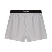 Tom Ford Boxershorts med logotyp Gray, Herr