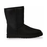 UGG Fårskinn Fodrade Ankelstövlar Svart Black, Dam