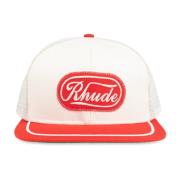 Rhude Baseball Cap White, Herr