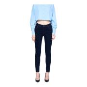 Silvian Heach Skinny Jeans med Medium Midja Blue, Dam