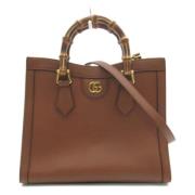 Gucci Vintage Pre-owned Laeder gucci-vskor Brown, Dam