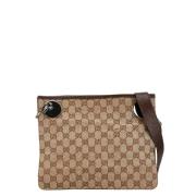 Gucci Vintage Pre-owned Canvas gucci-vskor Brown, Dam