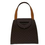 Celine Vintage Pre-owned Laeder handvskor Brown, Dam