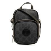 Gucci Vintage Pre-owned Canvas gucci-vskor Black, Dam