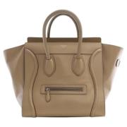 Celine Vintage Pre-owned Laeder handvskor Brown, Dam