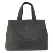 Prada Vintage Pre-owned Laeder totevskor Black, Dam